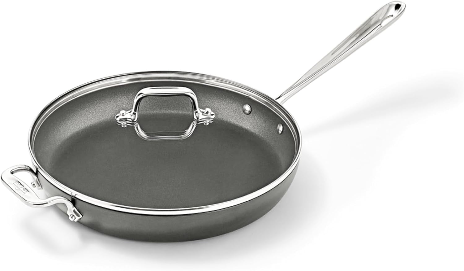 All-Clad HA1 Hard Anodized Nonstick Fry Pan 12 Inch Induction Oven Bro