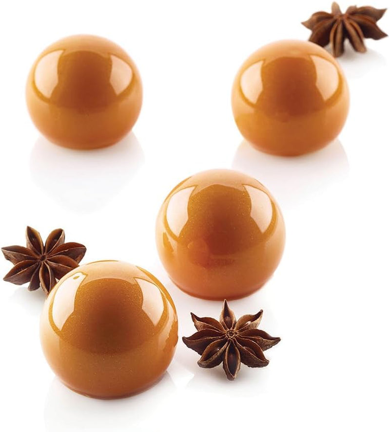 Silikomart Truffles40 Silicone Mold with 15 Cavities, Each 1.65 Inch D