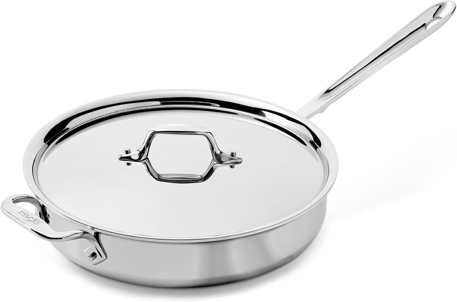 All-Clad D3® Stainless Steel 3 Quart Covered Sauté Pan