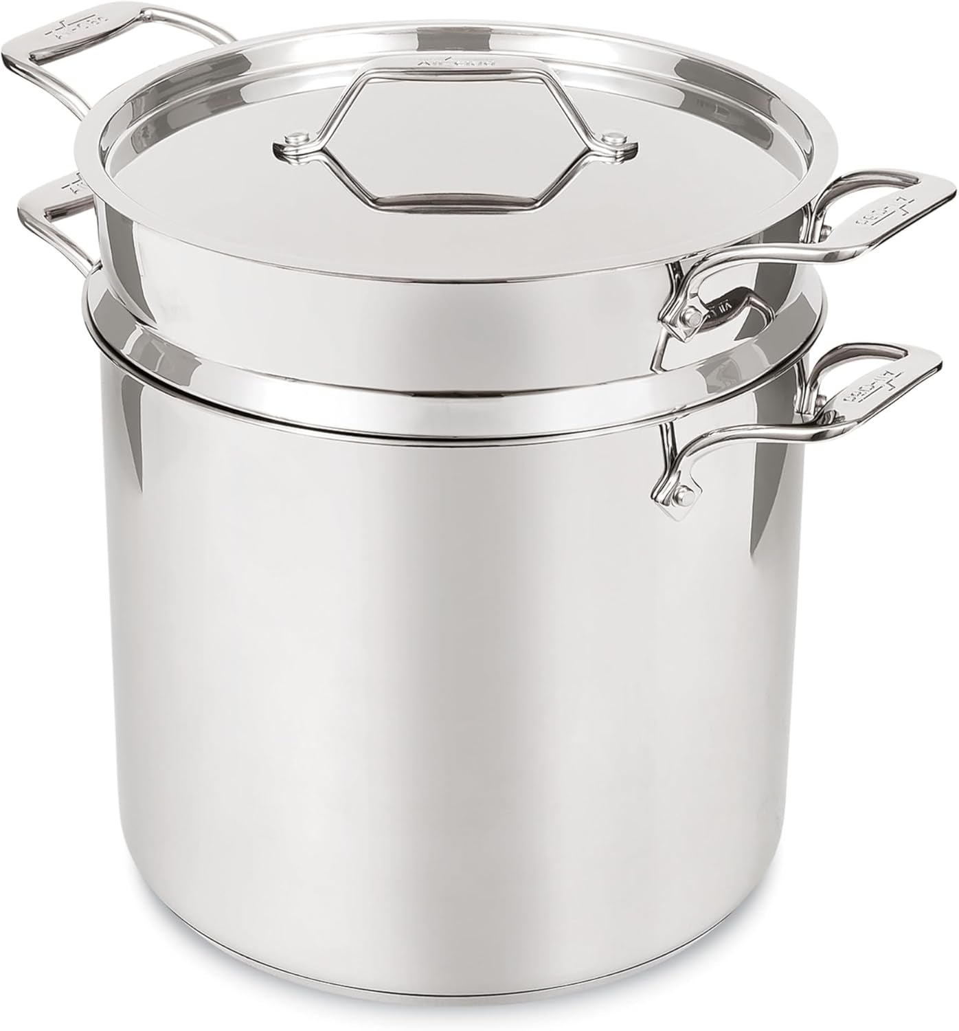 All-Clad 12 Qt Stainless Steel Multipot with Insert & Lid