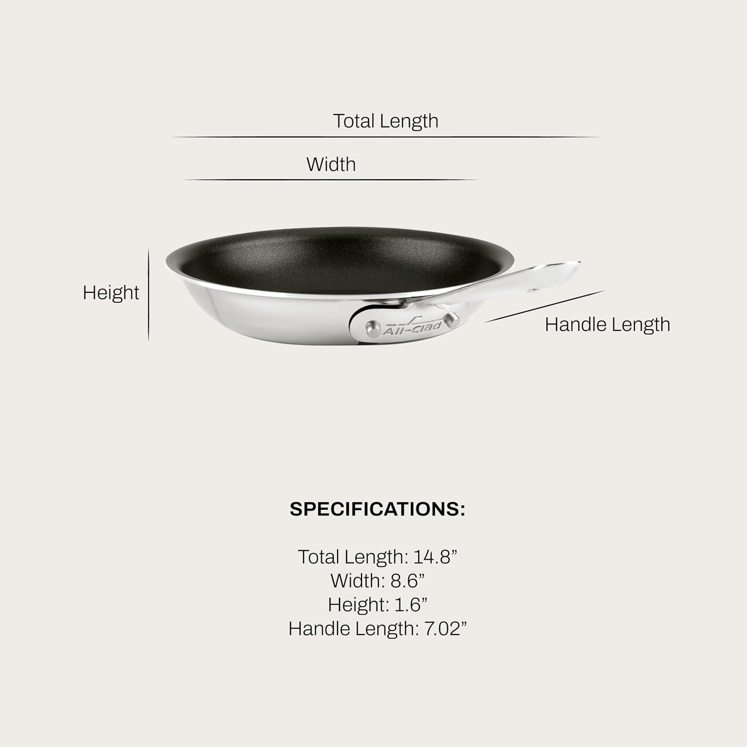 All-Clad Made In 8-Inch Nonstick Fry Pan