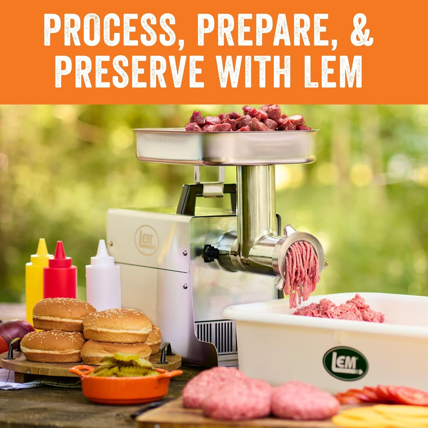 LEM #8 Big Bite Meat Grinder