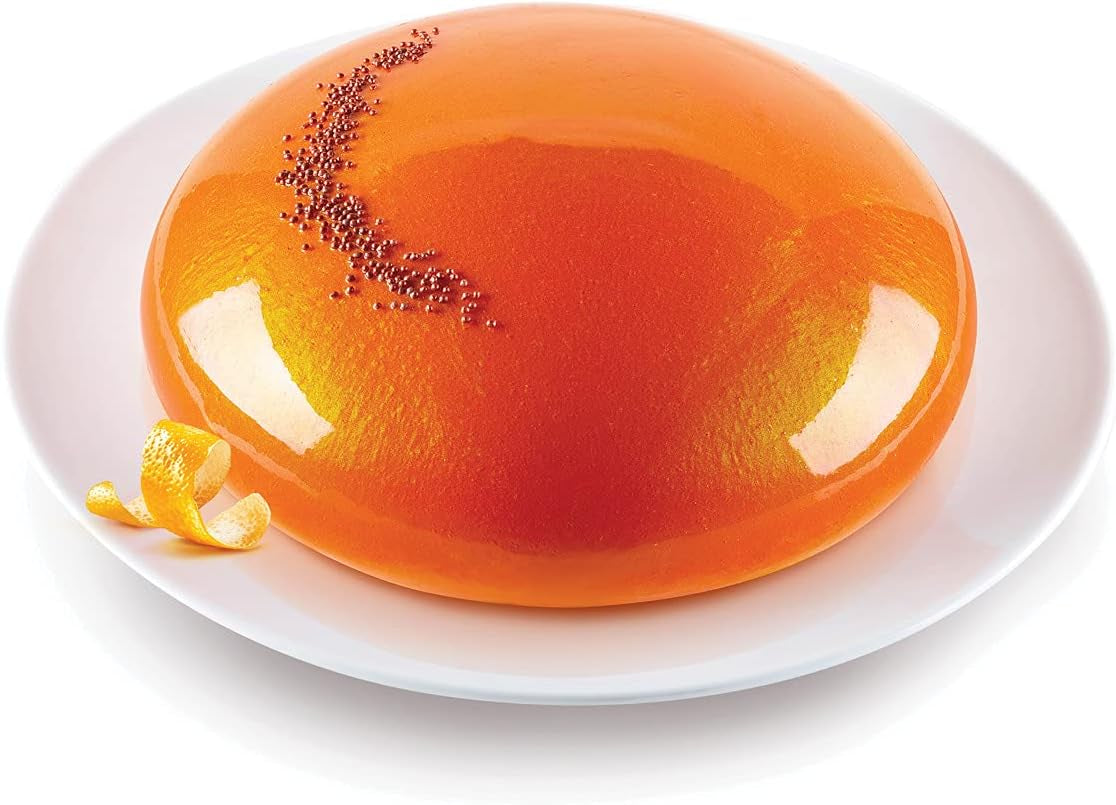 Silikomart Goccia (Drop) Silicone Mold, Rounded Cake Pan with 3D Techn