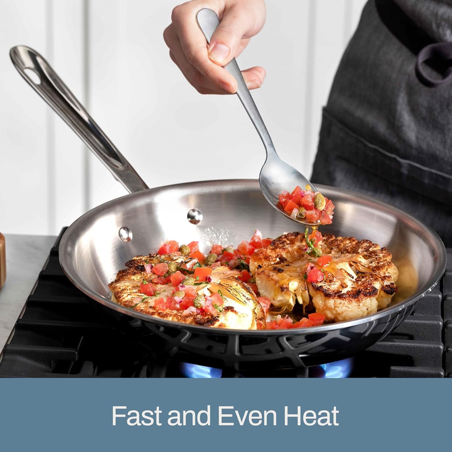 All-Clad D3® Stainless Steel 10" & 12" Frying Pans Set