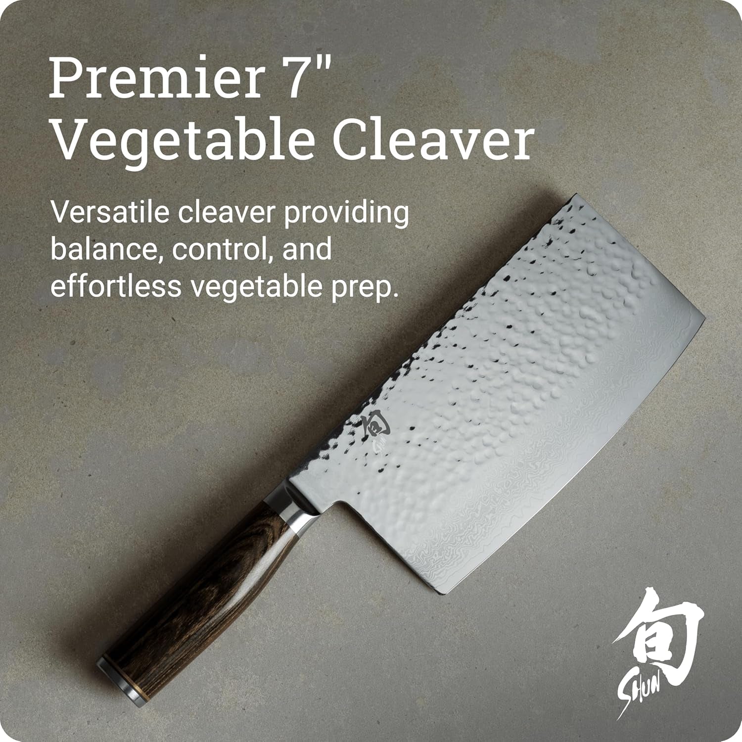 7 Inch Damascus Vegetable Cleaver