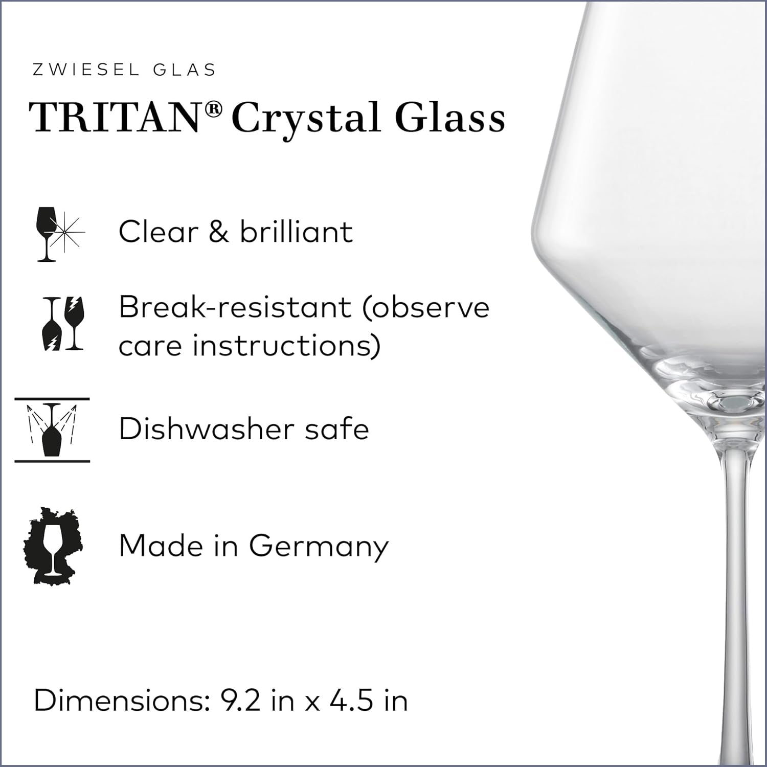 Schott Zwiesel Tritan Crystal Burgundy Glass