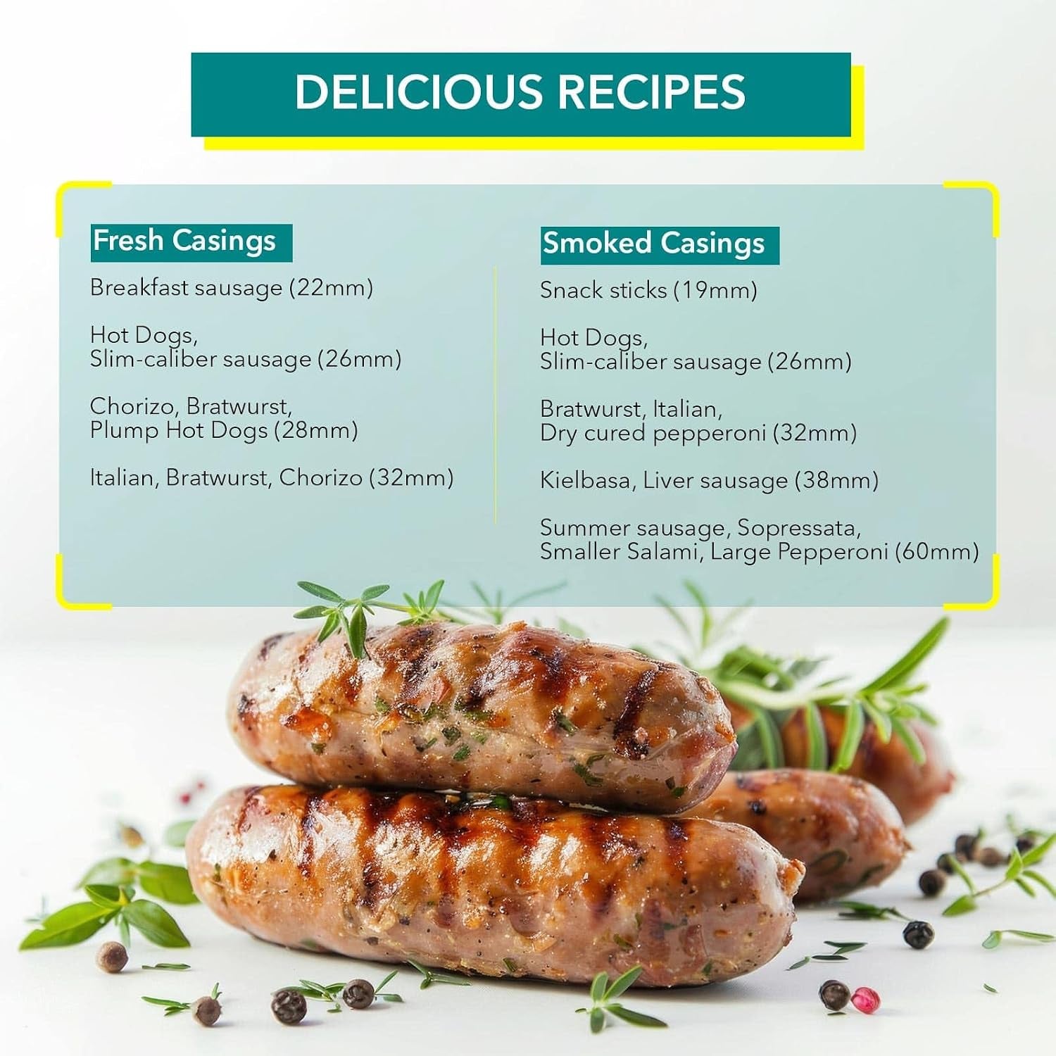 The Sausage Maker Weston Collagen Sausage Casings