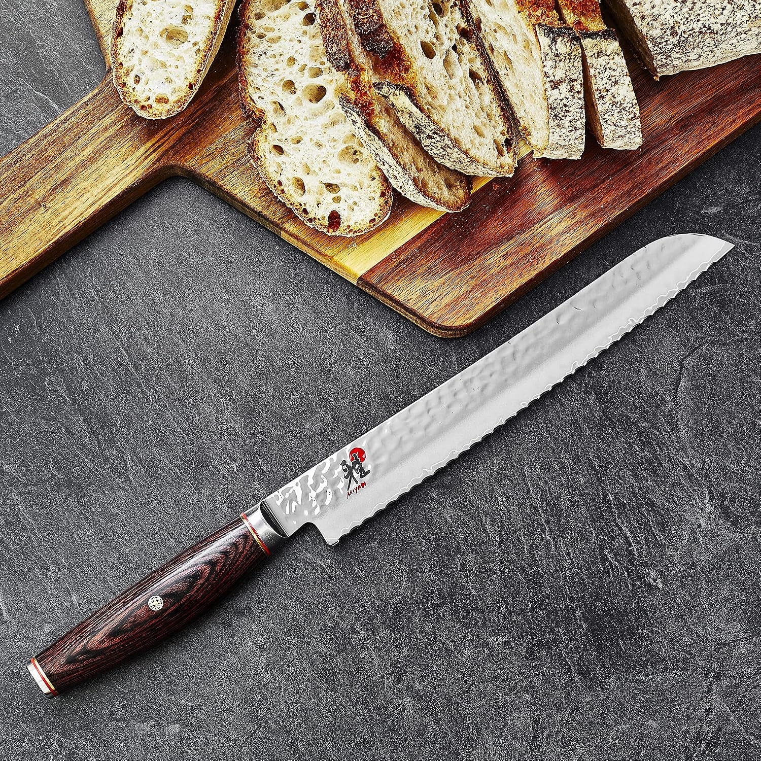 Miyabi Bread Knife, Stainless Steel, 9-inch