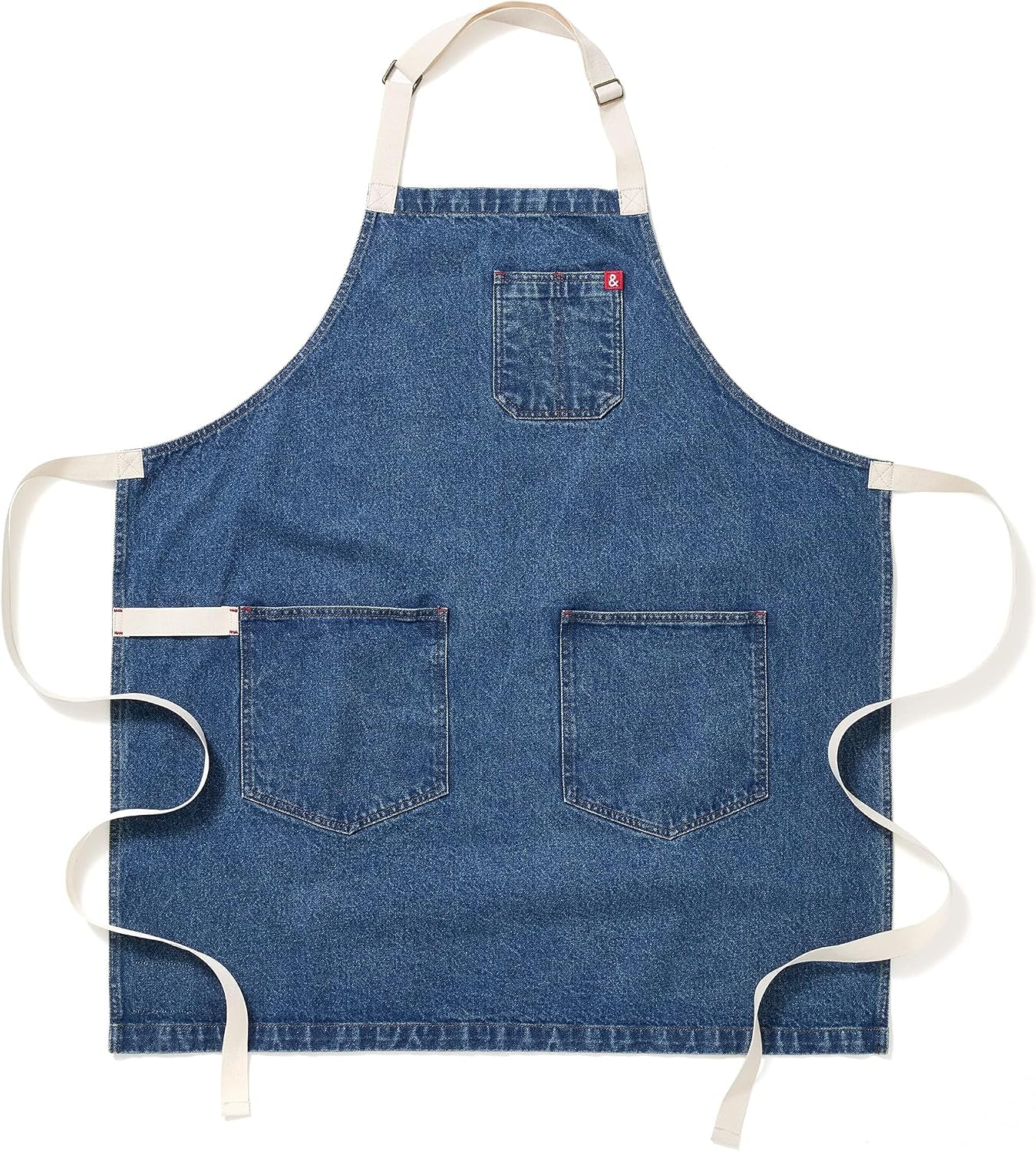 hedley & bennett Essential Apron - Professional Chef Apron with Pocket