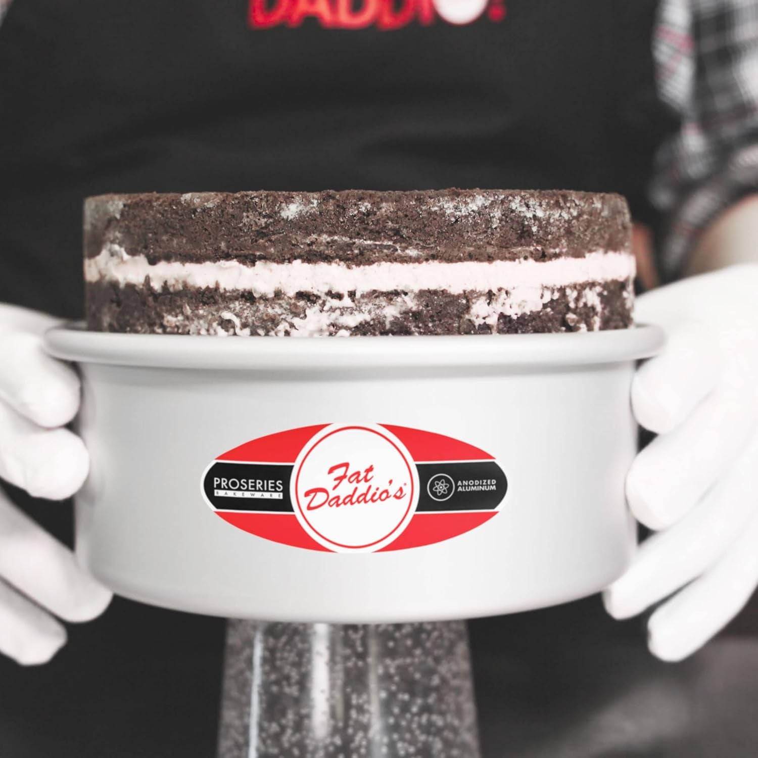 Fat Daddio's PCC-83 Anodized Aluminum Round Cheesecake Pan, 8 x 3 Inch