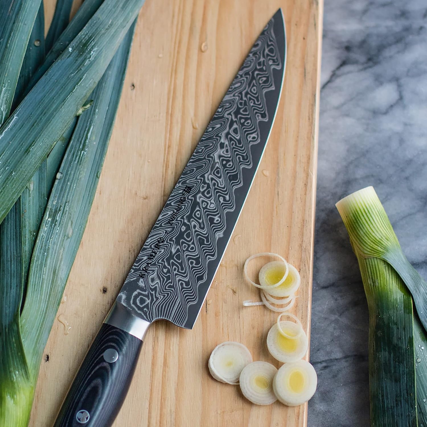 8 Inch Damascus German Chef Knife