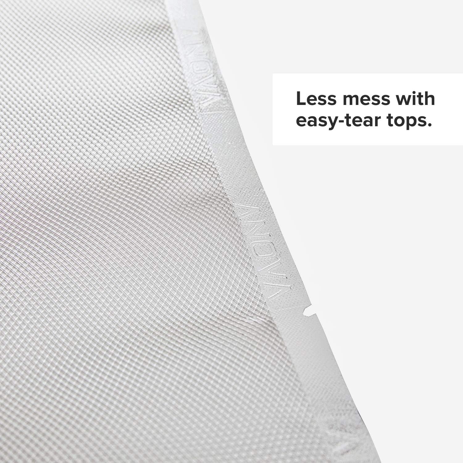 Anova Culinary Precision Vacuum Sealer Bags (Pre-cut), Clear