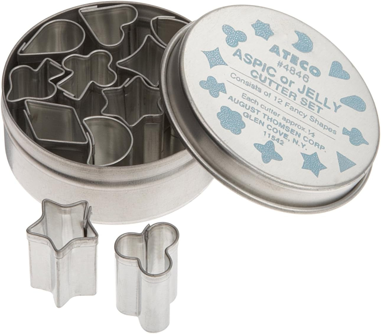 Ateco 3/4-Inch Aspic Cutters, Set of 12
