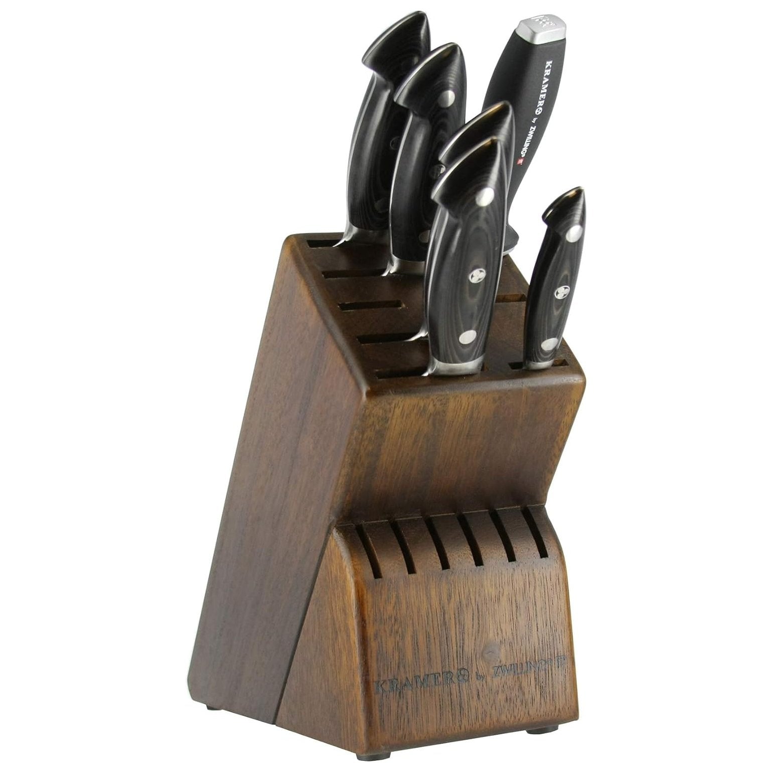 Damascus 7 Piece Knife Block Set