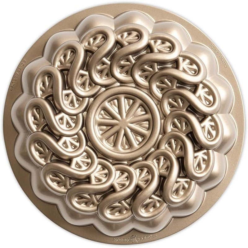 Nordic Ware Citrus Blossom Loaf, 6 Cup, Toffee