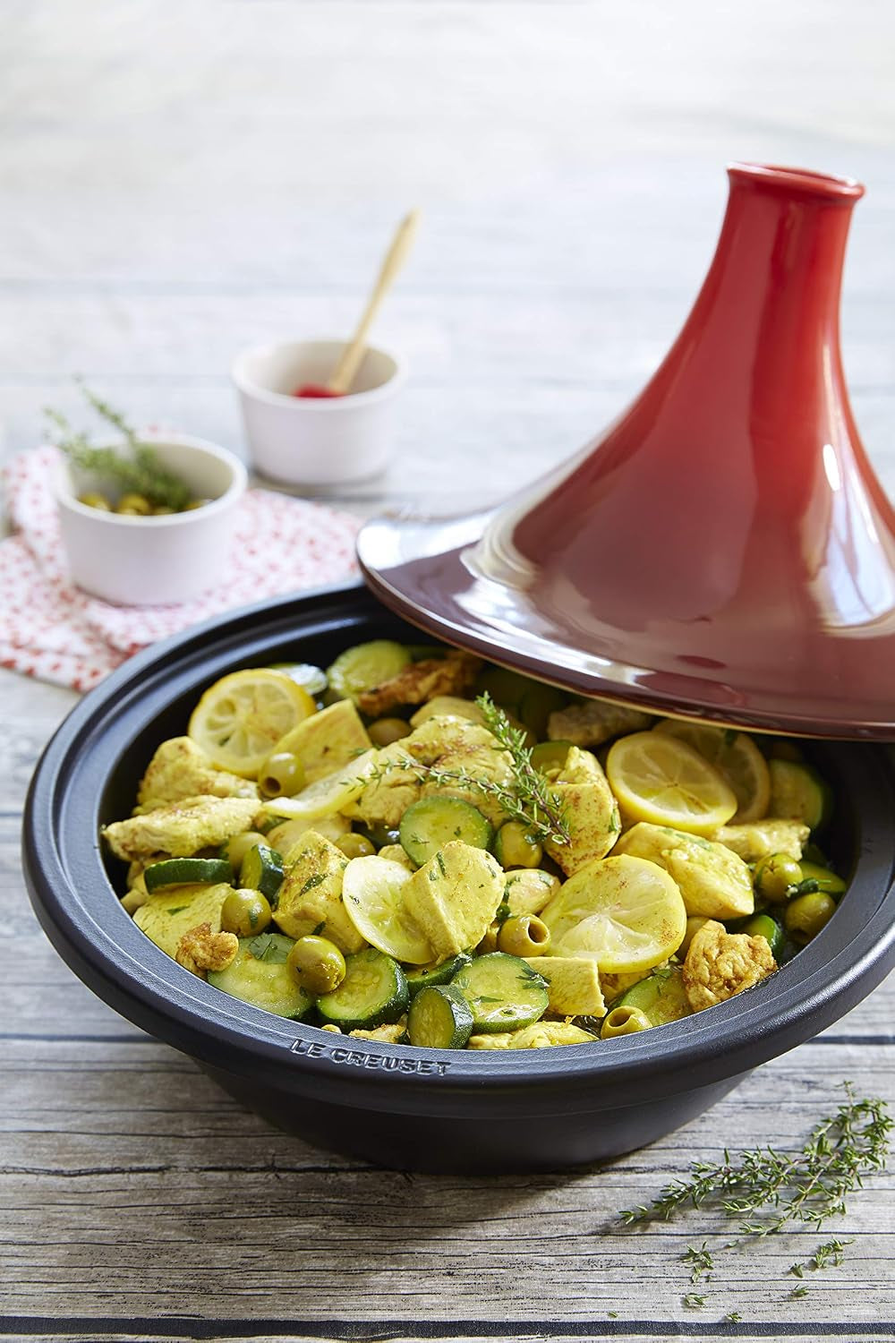 Le Creuset 2 1/2 Qt. Moroccan Tagine - Cherry