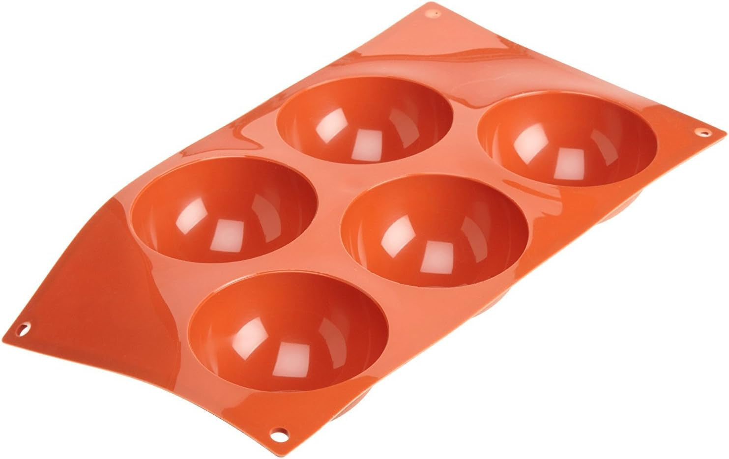 Silikomart Siliconflex Half-Sphere Mold, 4 Oz, 3.15\" Diam. x 1.57\" D