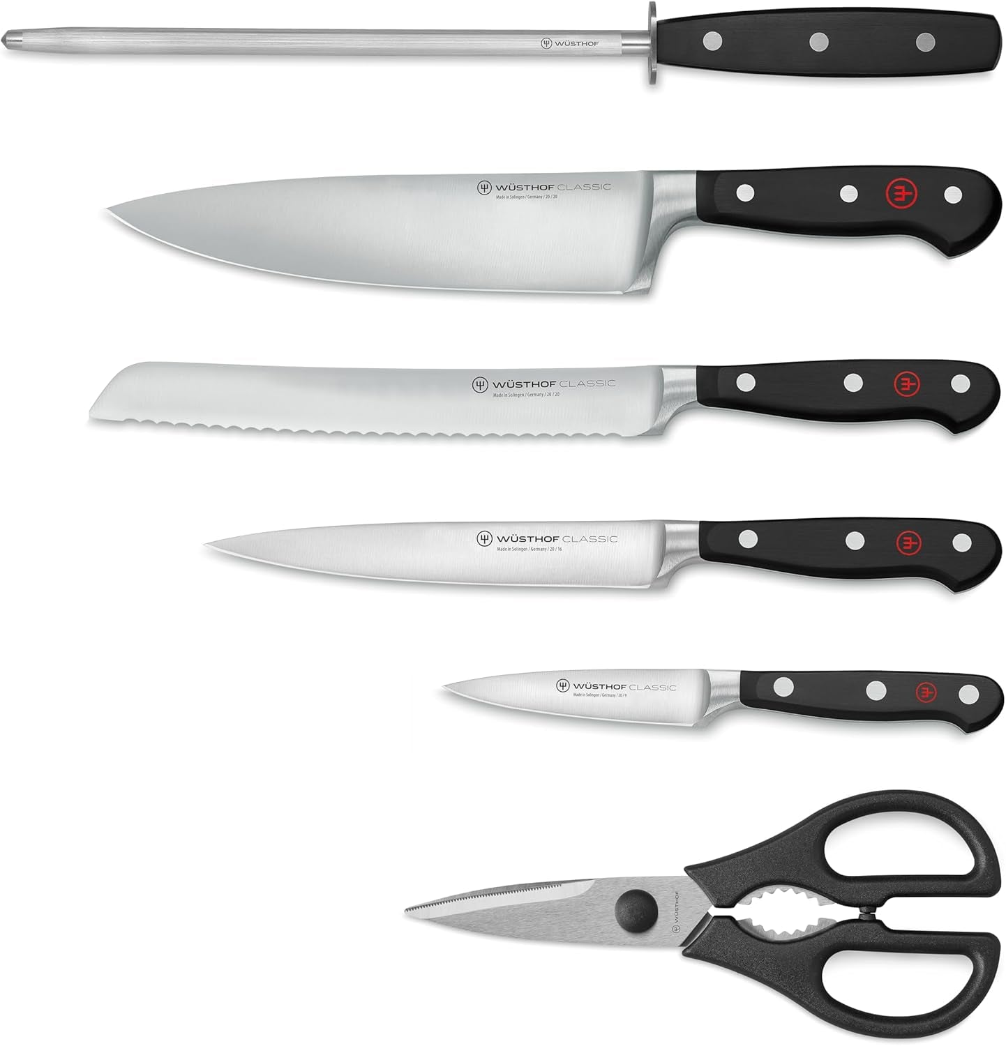 Wüsthof Classic 7-Piece Knife Block Set