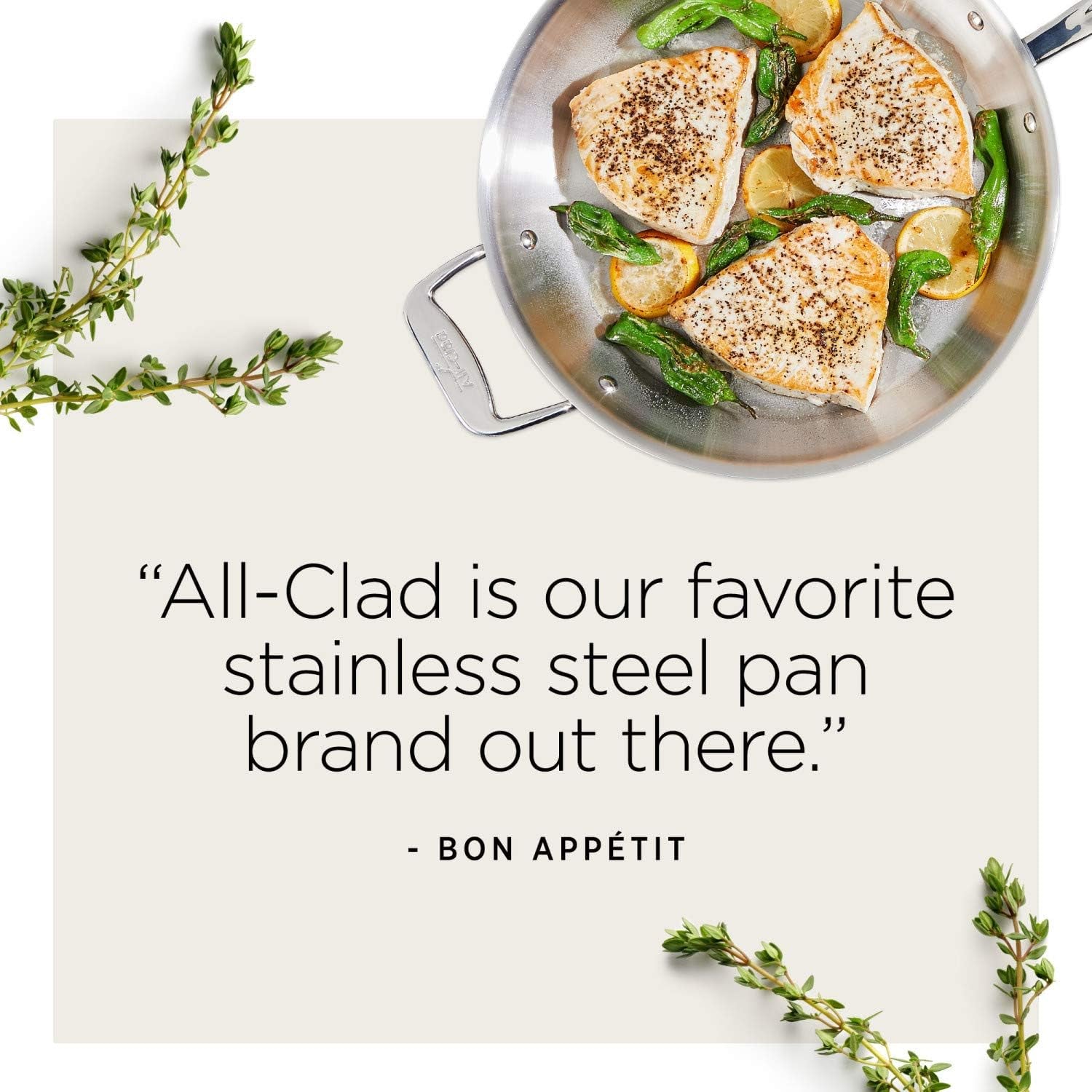 All-Clad D5 5-Ply Brushed Stainless Steel Stockpot 8 Quart Induction Oven Broiler Safe 600F Pots and Pans, Cookware Silver