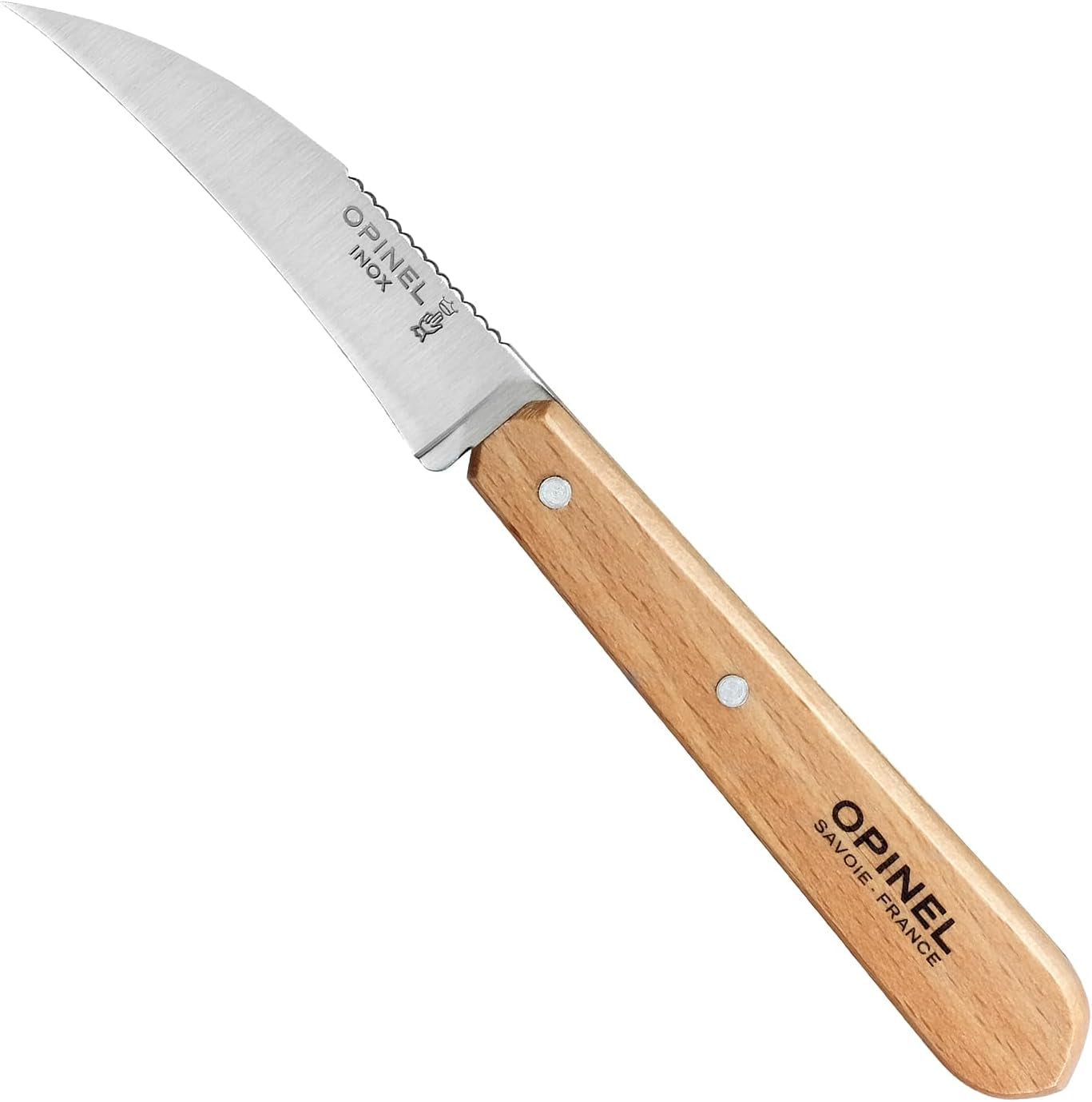 OPINEL Essential No.114 Vegetable Knife, Hornbeam Wood Handles, Made i