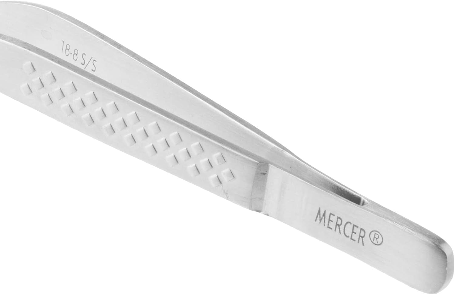 Mercer Culinary 18-8 Stainless Steel Precision Plus Chef Plating Tong,