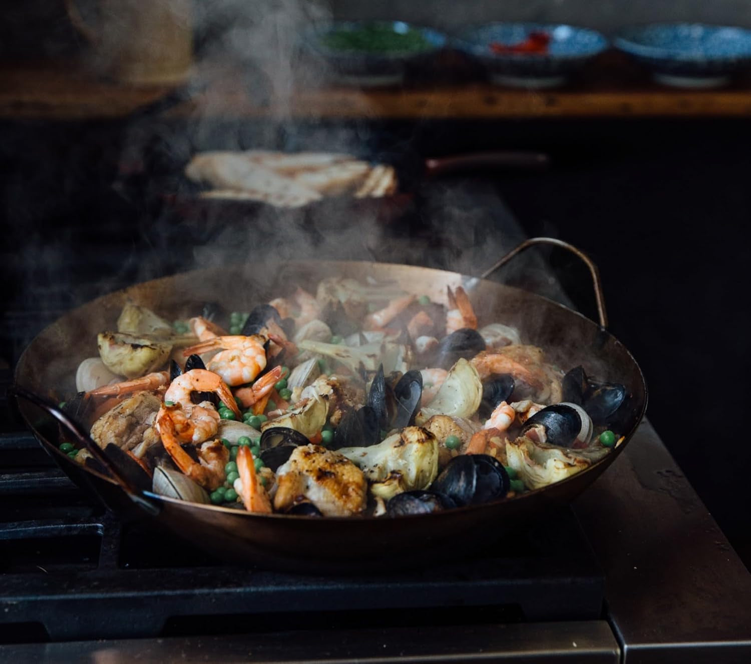 Matfer Bourgeat 14-Inch Carbon Steel Paella Pan