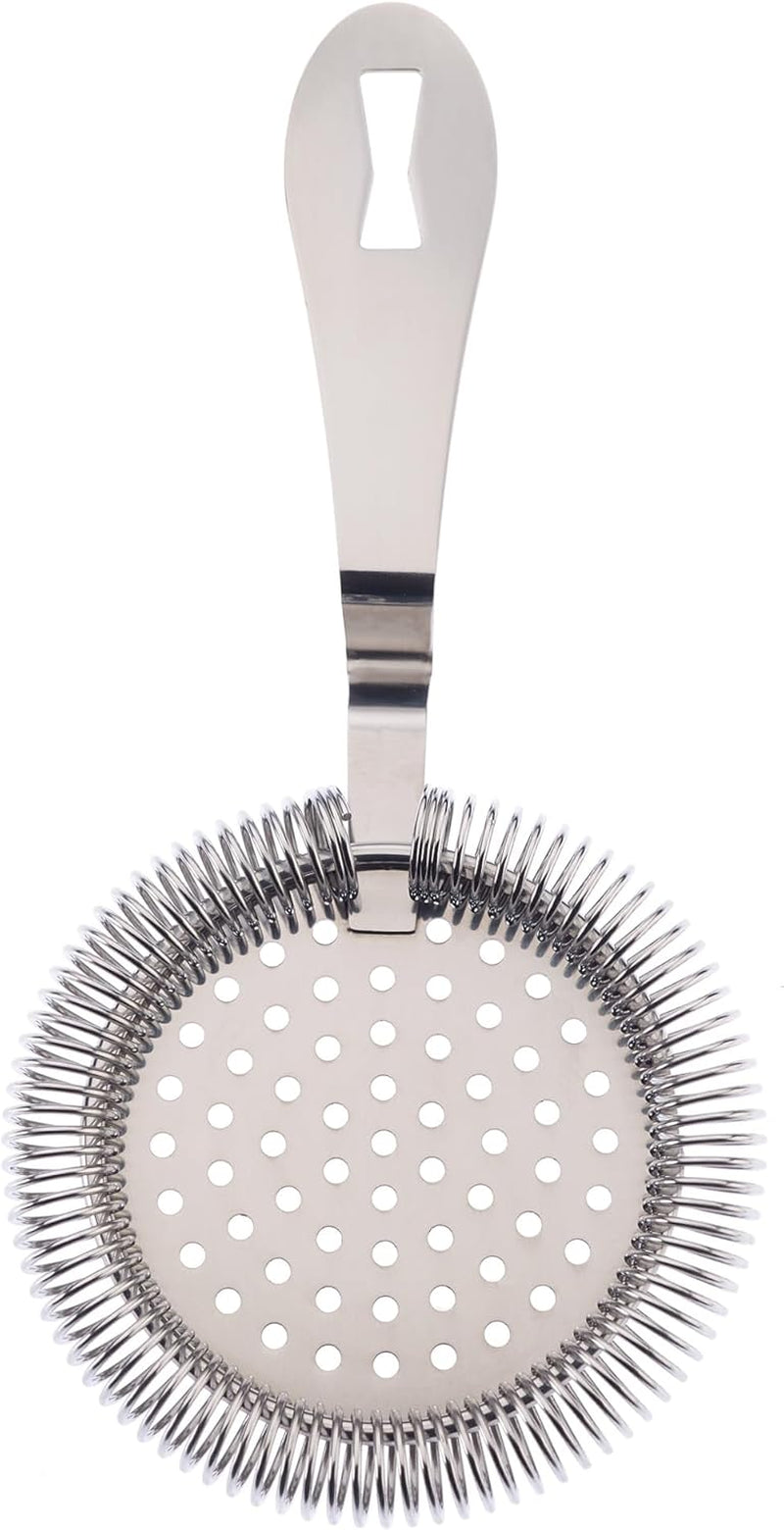 Barfly Deluxe Antique Hawthorne Spring Strainer, Stainless Steel