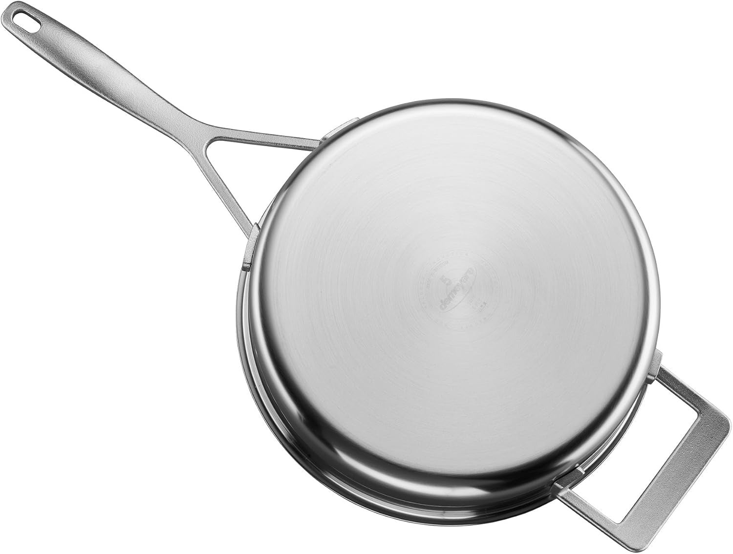 Demeyere Industry 5, 3-qt Stainless Steel Saute Pan with Handle Helper