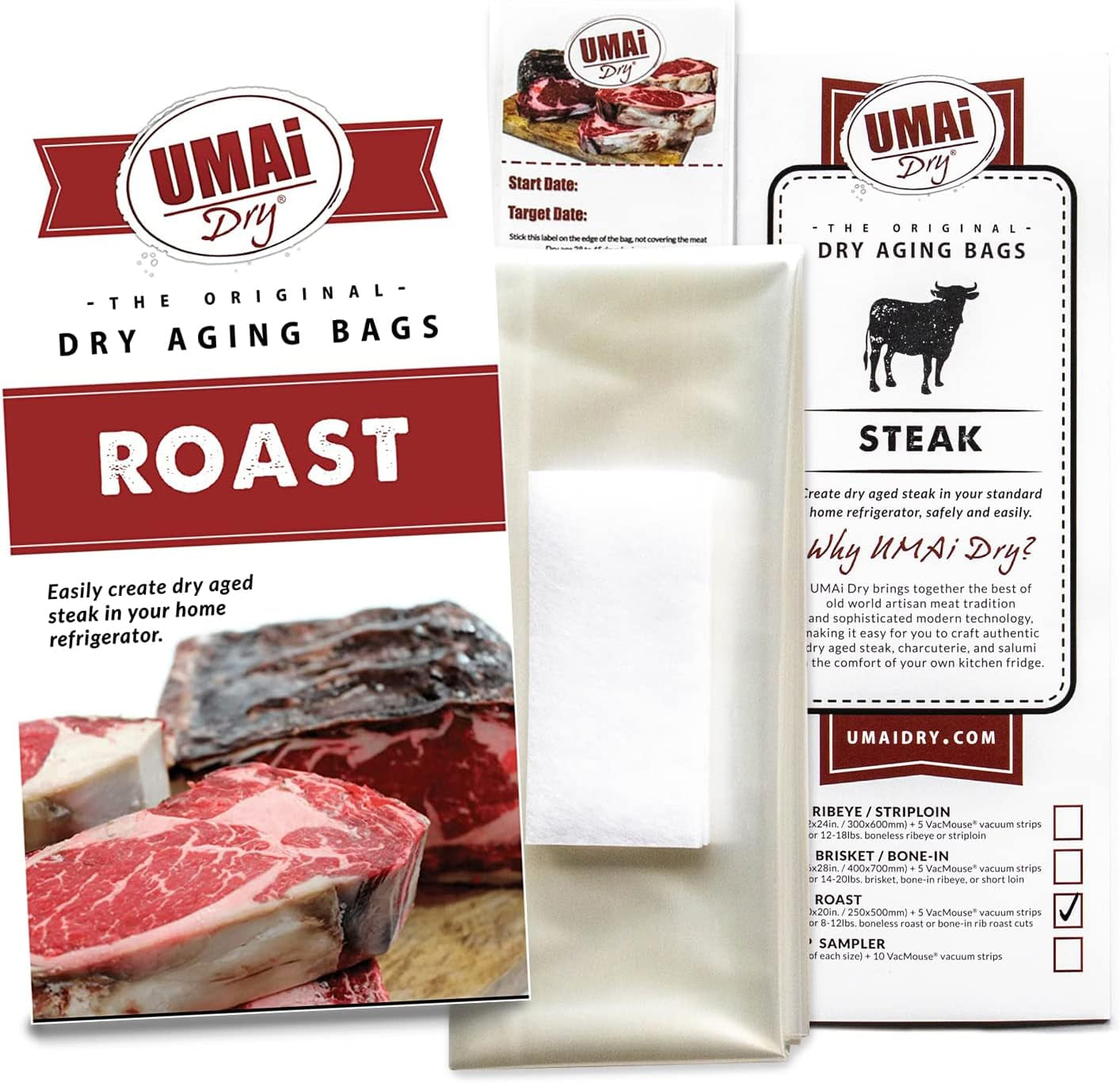 UMAi Dry Large Format Dry Aging Bag for Roasts