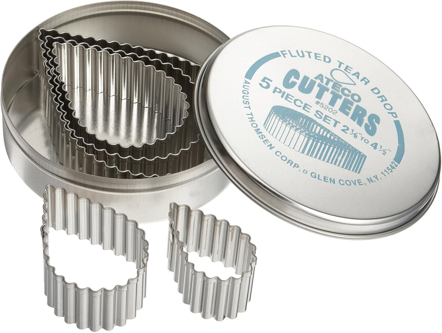 ateco-fluted-edge-round-cutters-in-graduated-sizes-stainless-steel-11-pc-set