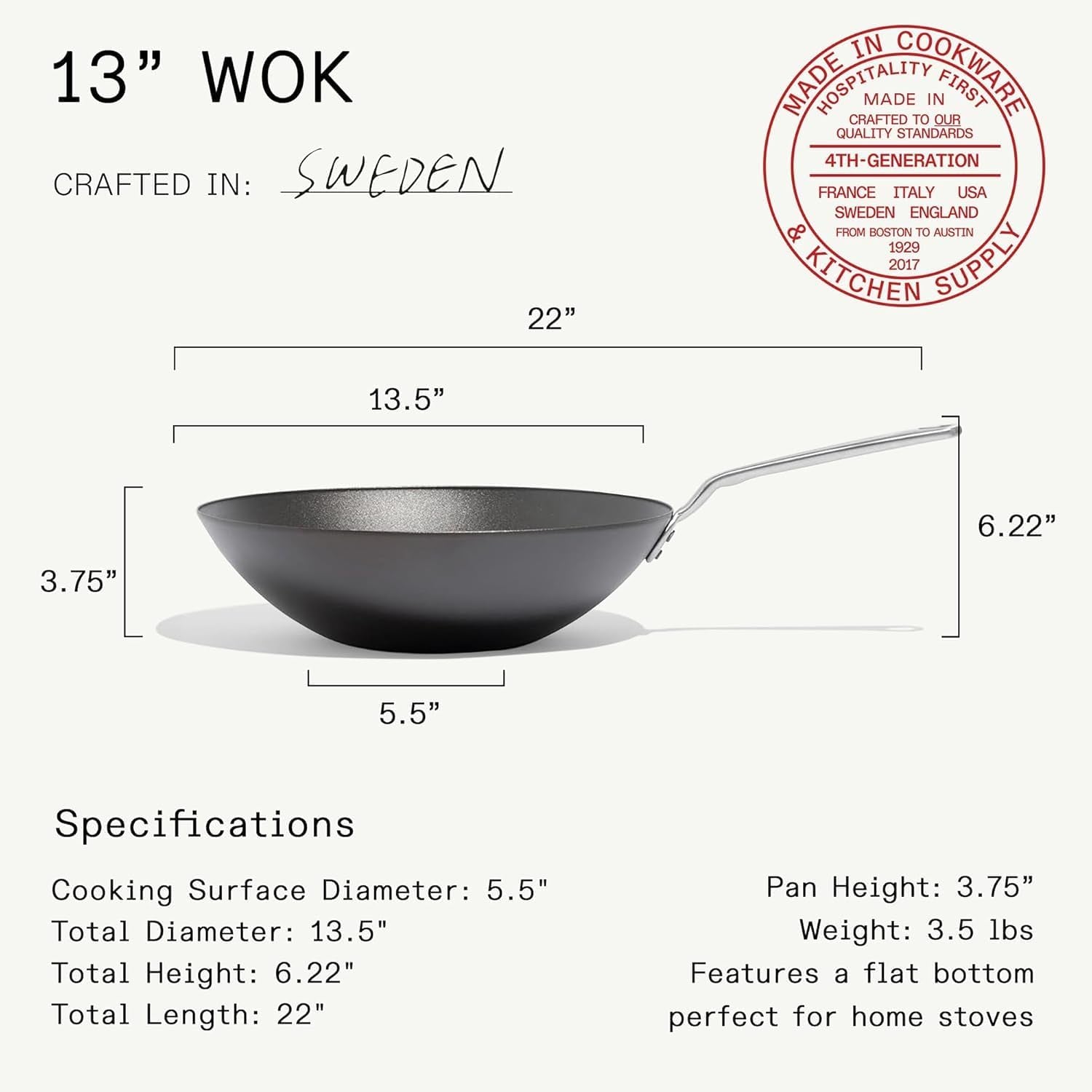 Made In 14-Inch Carbon Steel Wok