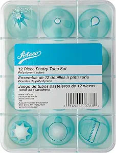 Ateco 12 Piece Cake Decorating Tube Set