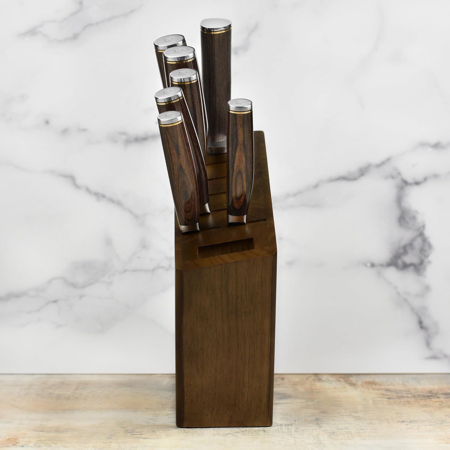 Premium 8 Piece Japanese Knife Block Set