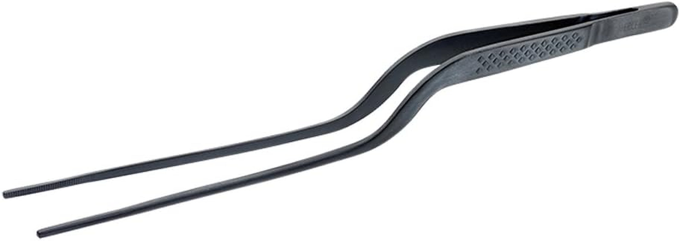 Mercer Culinary 18-8 Stainless Steel Chef Plating Tongs, Curved Fine T