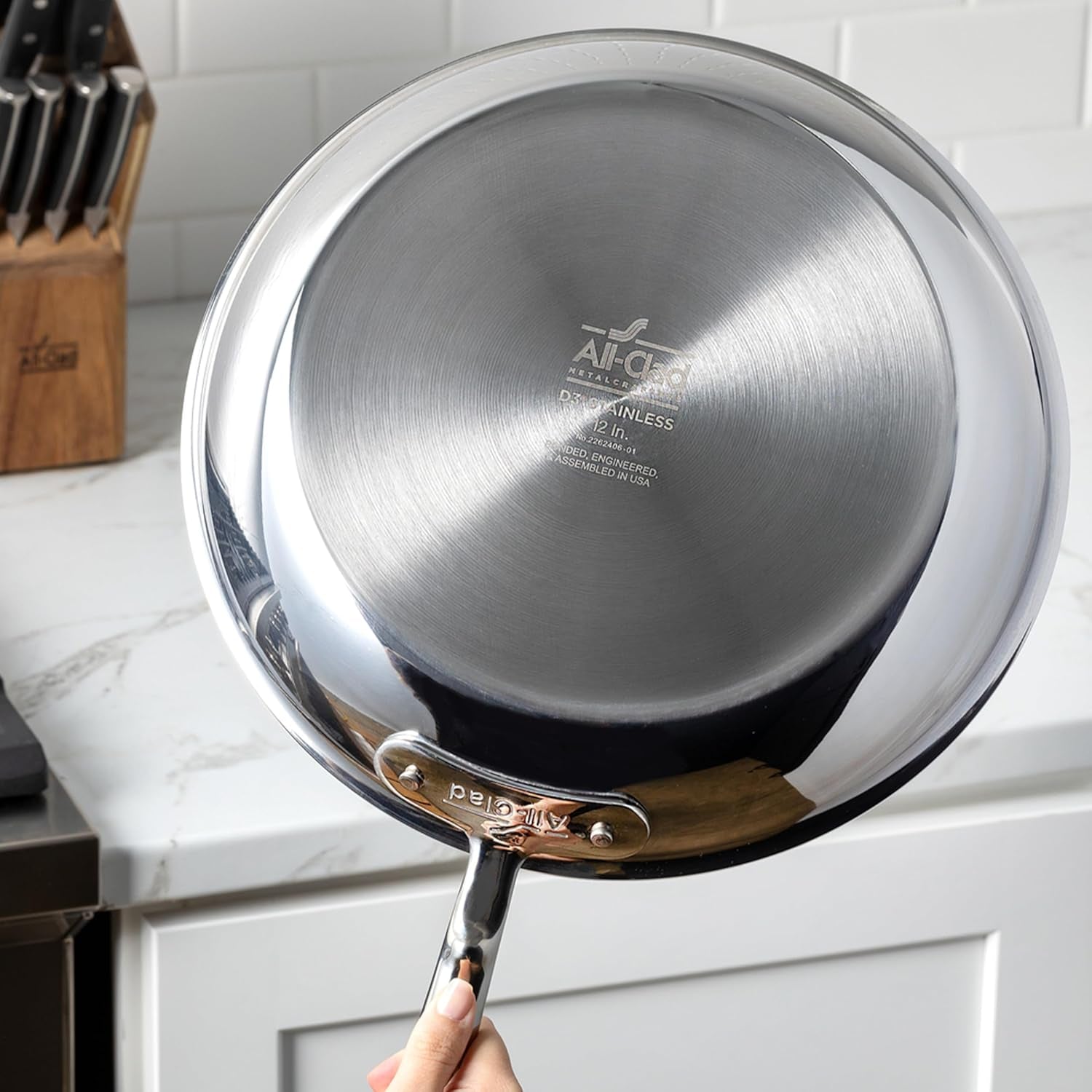 All-Clad D3 Stainless Steel 3 Quart Sauce Pan with Lid
