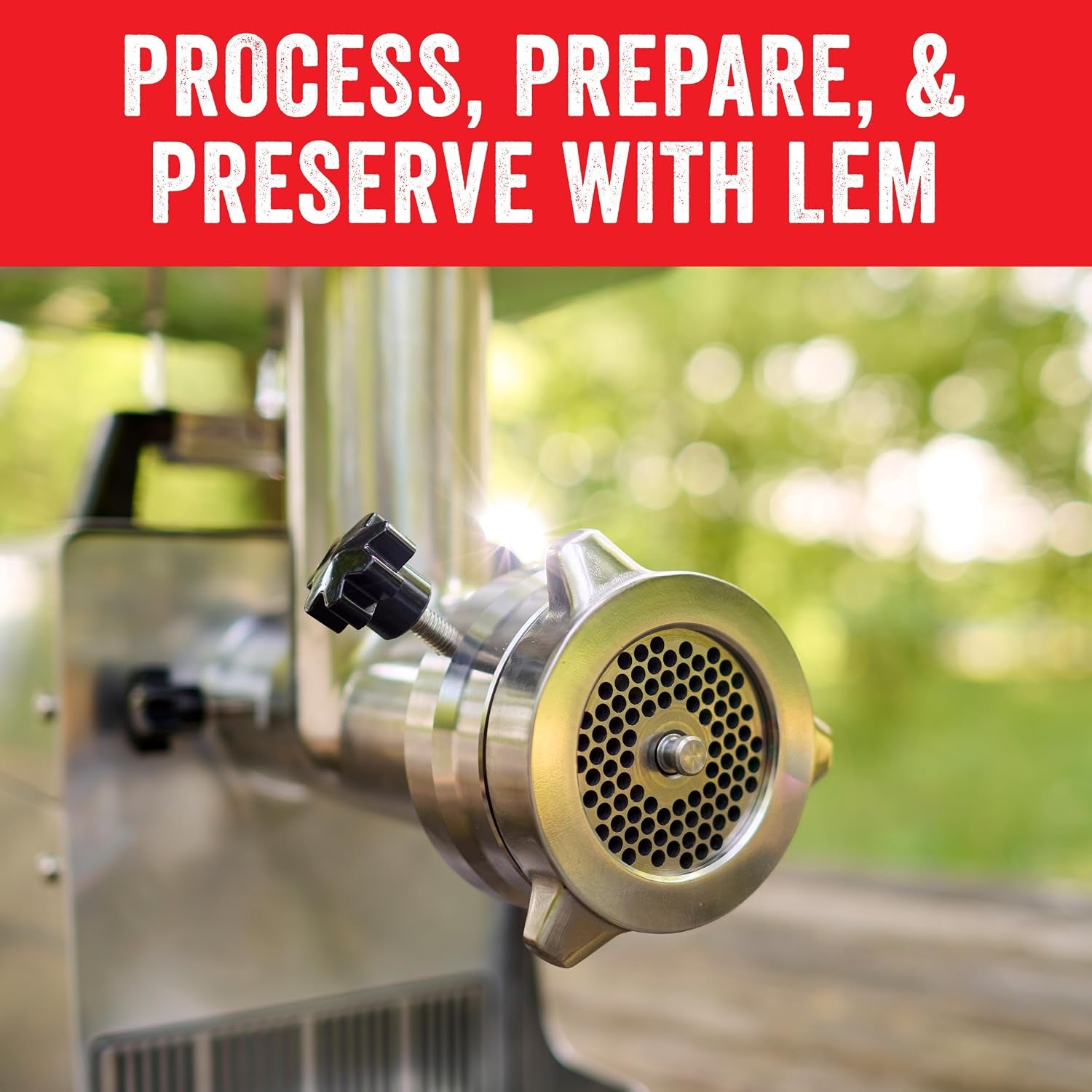 LEM Products #12 DualGrind Adapter, Stainless Steel Meat Grinder Attac
