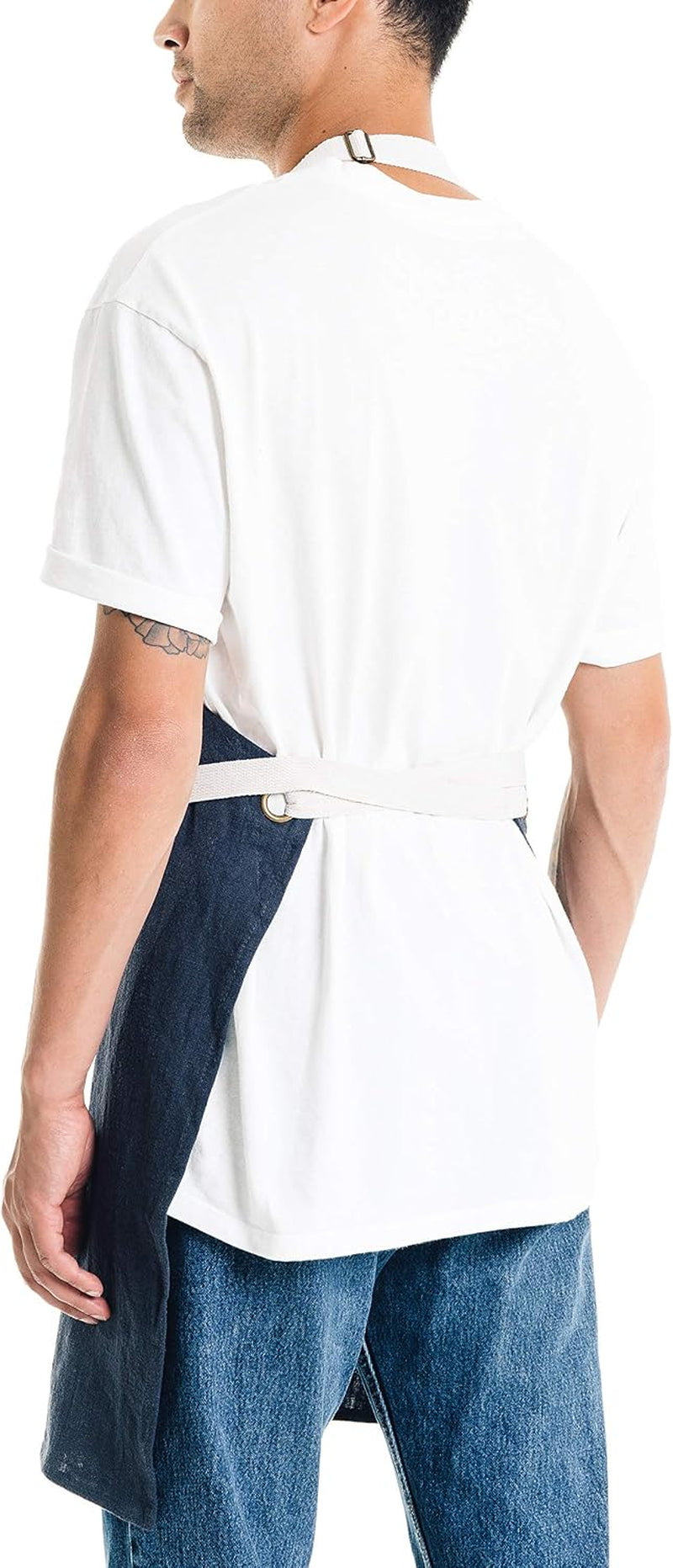 Adjustable Linen Kitchen Apron