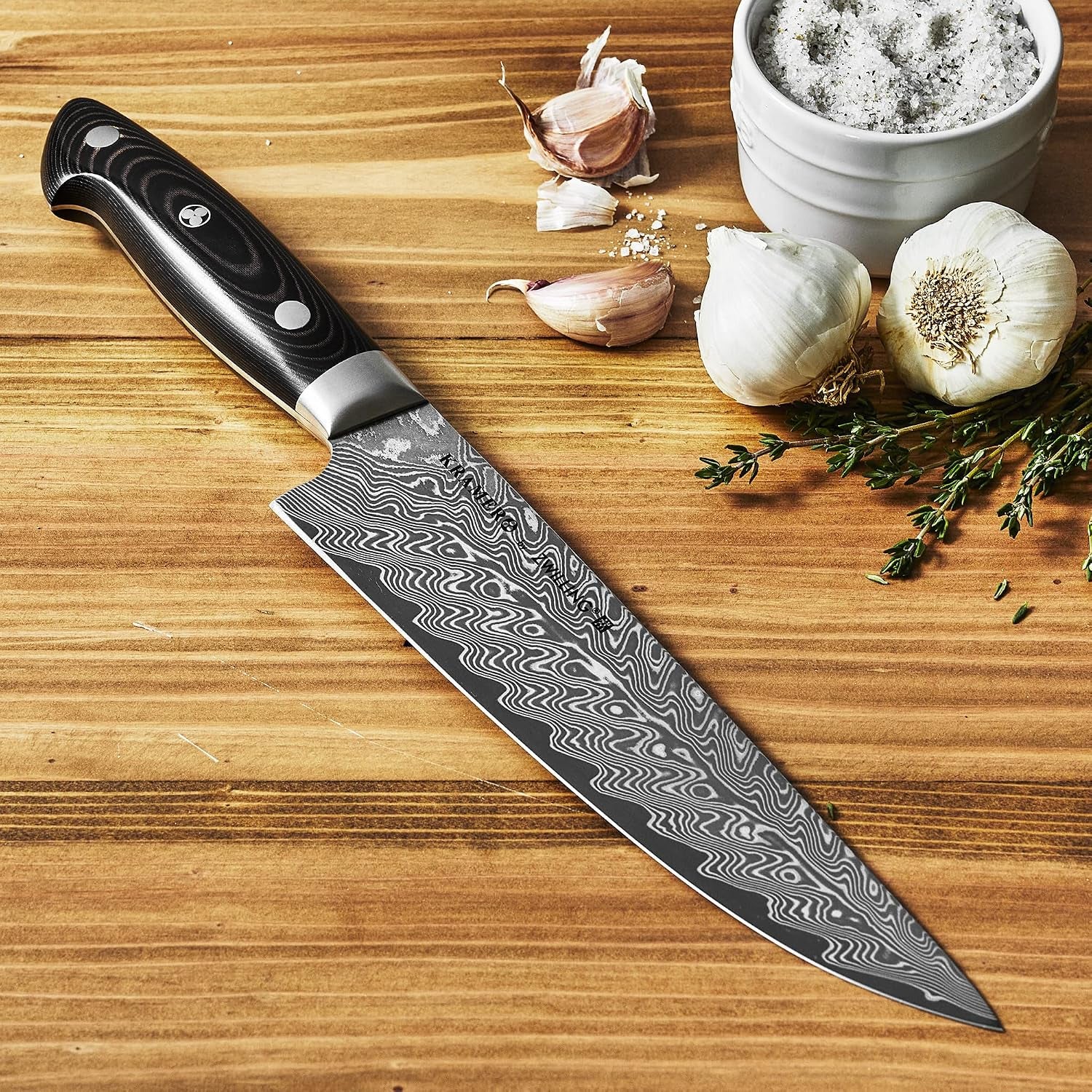 8 Inch Damascus German Chef Knife