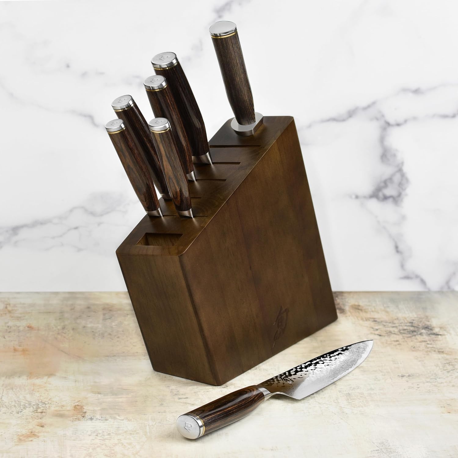 Premium 8 Piece Japanese Knife Block Set