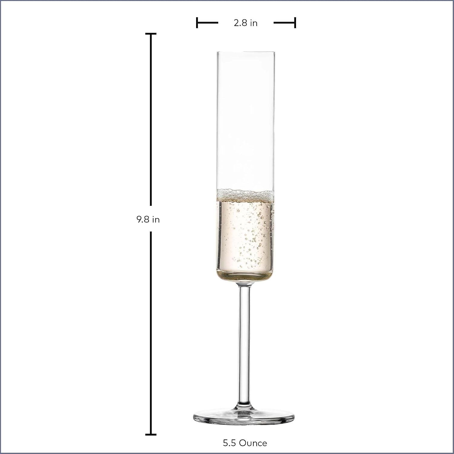 SCHOTT ZWIESEL Modo Champagne Glass (Set of 4), Champagne Glasses with