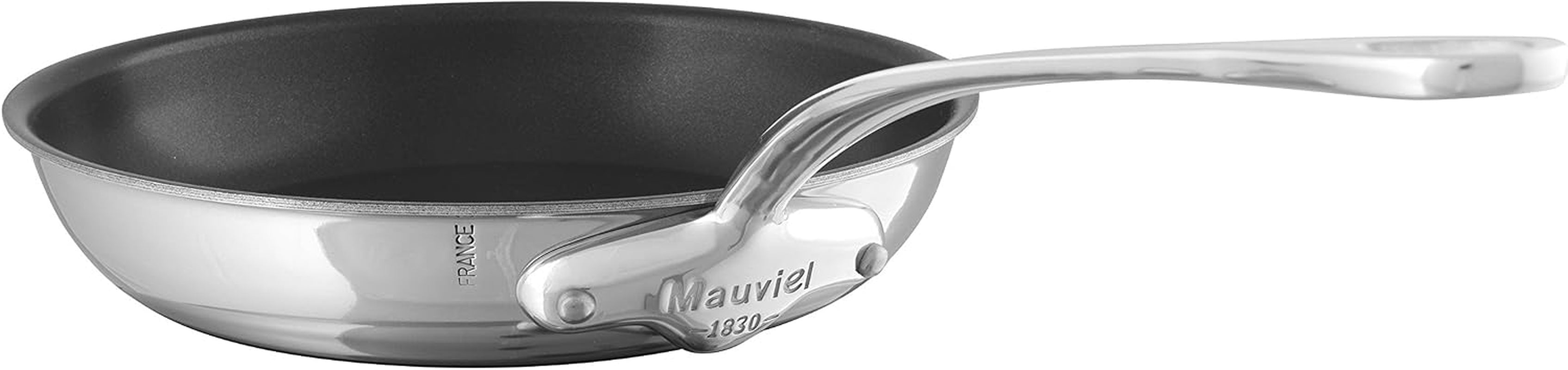 Mauviel M'Cook 5 Ply Polished Stainless Steel Frying Pan 11"