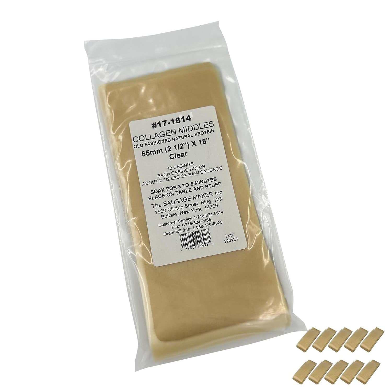 The Sausage Maker Weston Collagen Sausage Casings