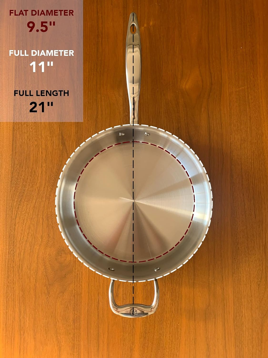 Heritage Steel 4-Quart Sauté Pan