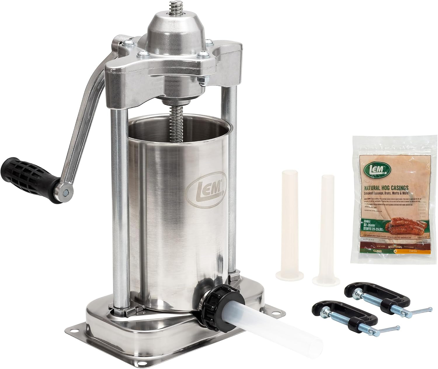 LEM 5-Lb Stainless Steel Vertical Sausage Stuffer