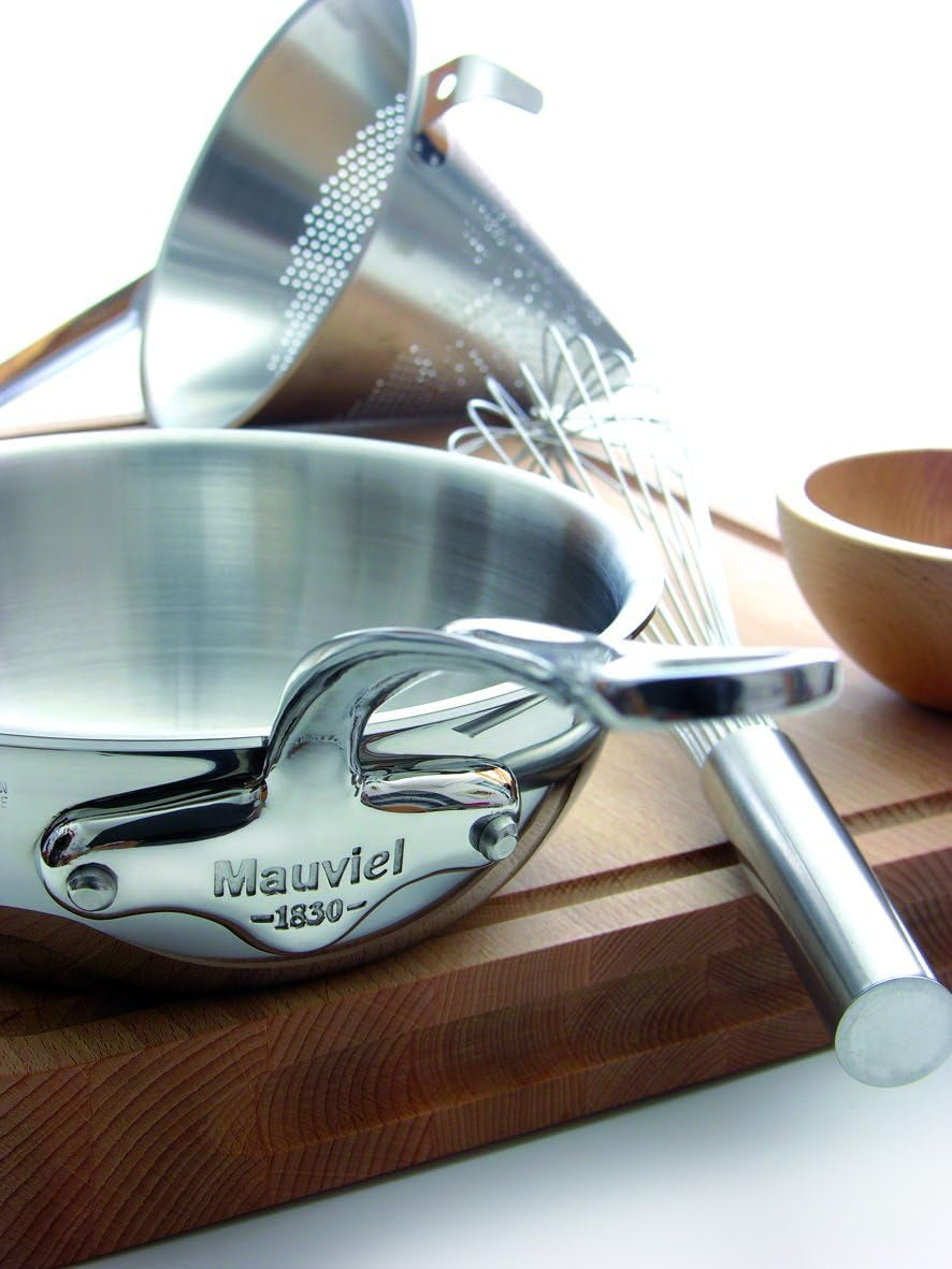 Mauviel M'Cook 5 Ply Polished Stainless Steel Chef Pan 3.4 Qt