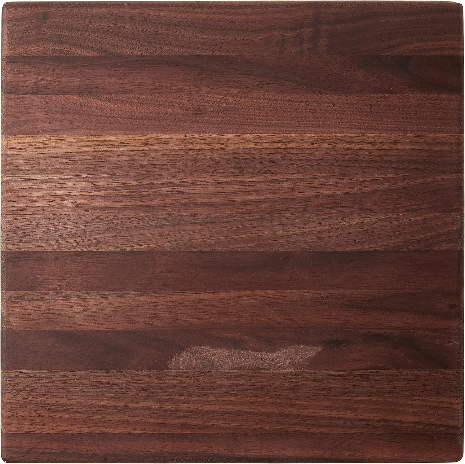 Walnut Edge Grain Cutting Board with Stainless Steel Feet