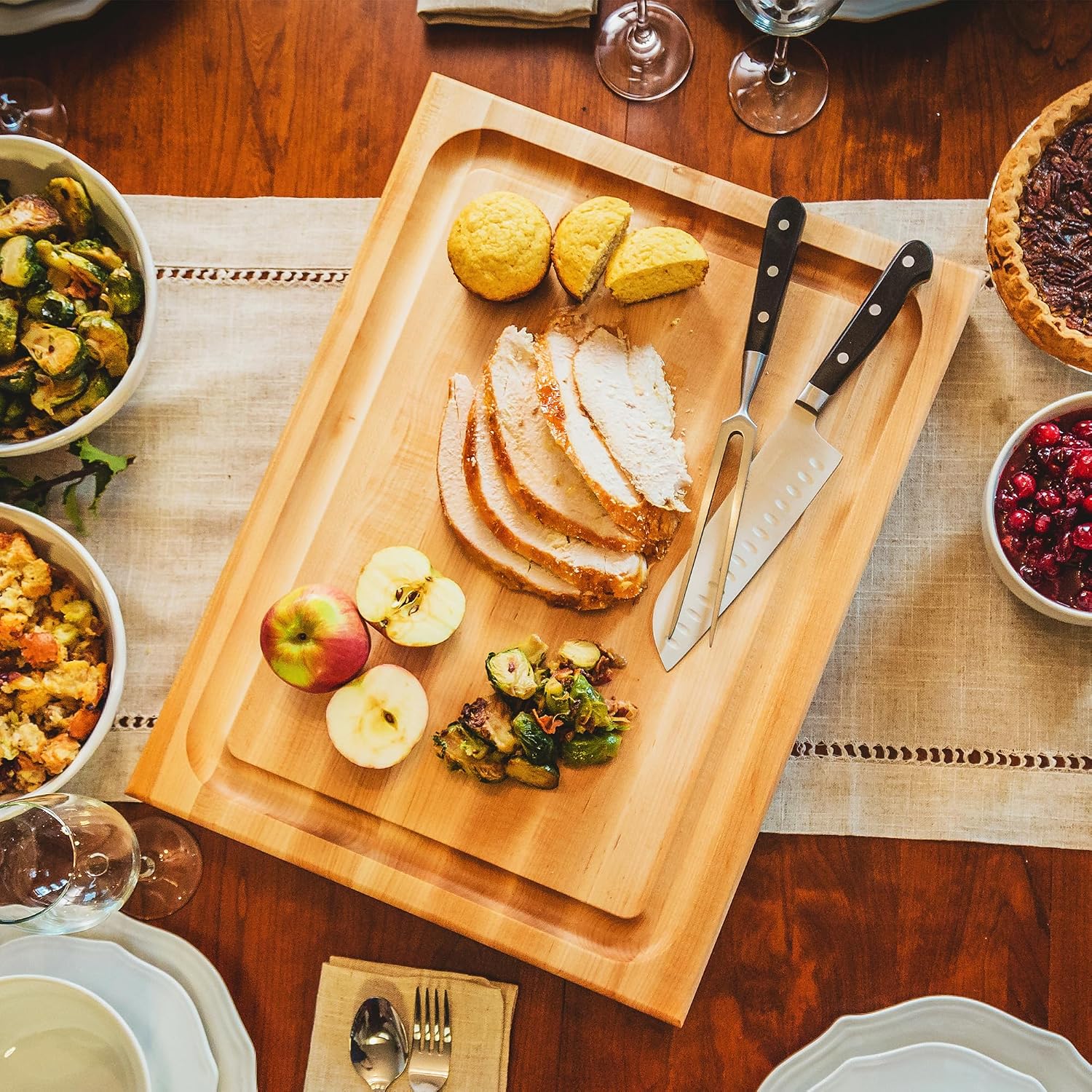 Deluxe Maple Butcher Cutting Board