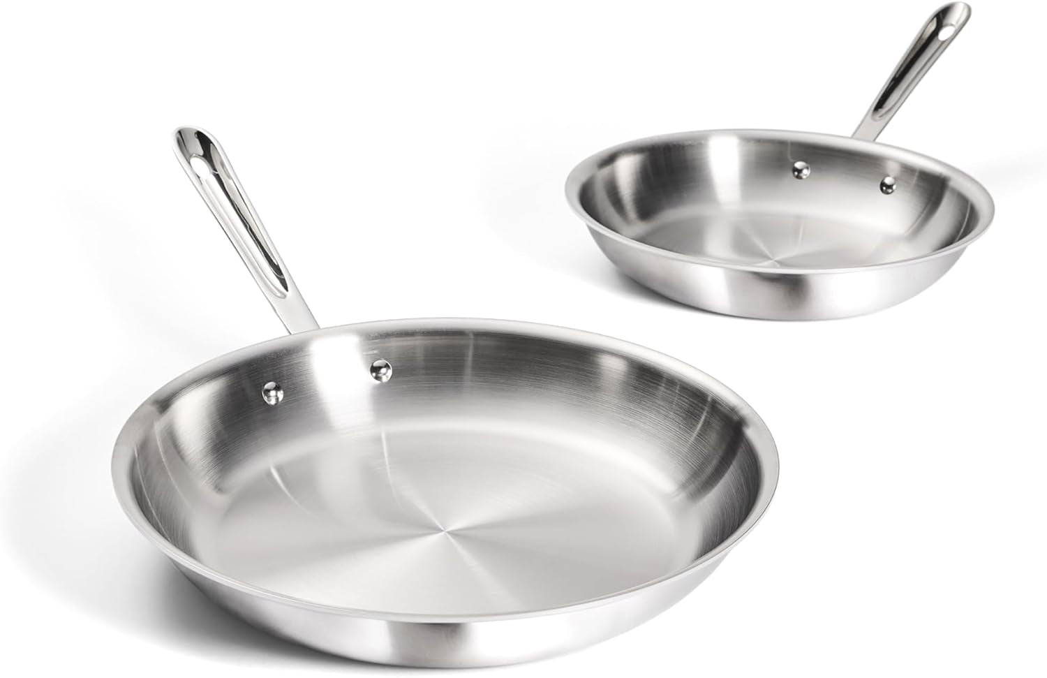 All-Clad D3® Stainless Steel 10" & 12" Frying Pans Set