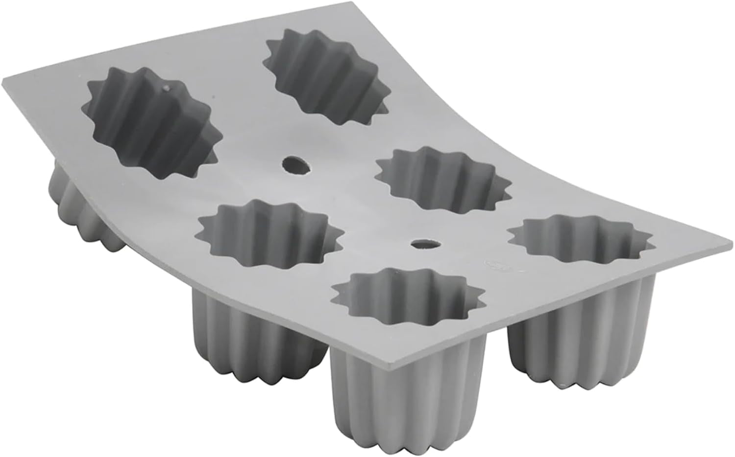 de Buyer ELASTOMOULE Mini-Cannele Silicone Mold - Creates 20 French Pa