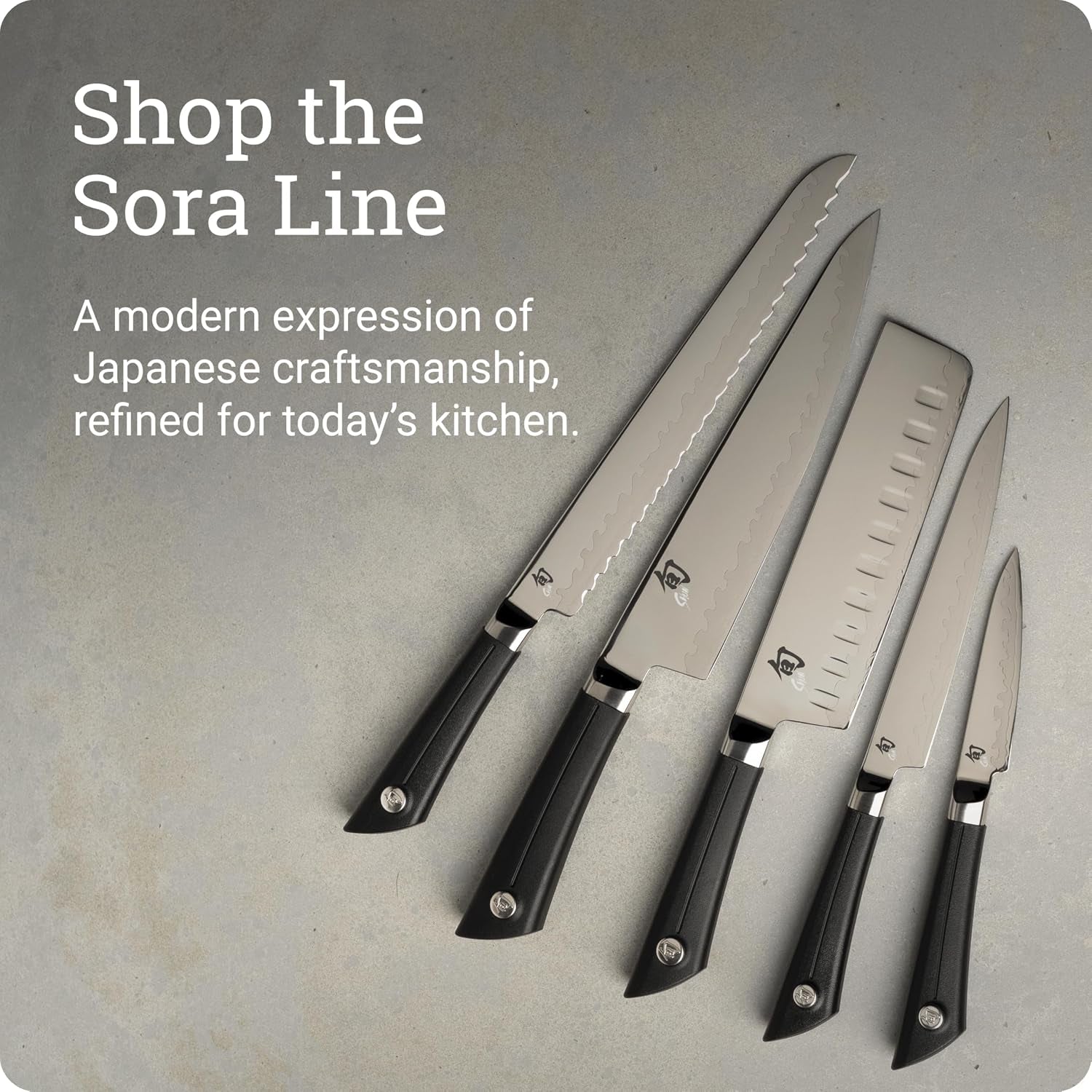 Shun Sora 7" Hollow Ground Santoku Knife